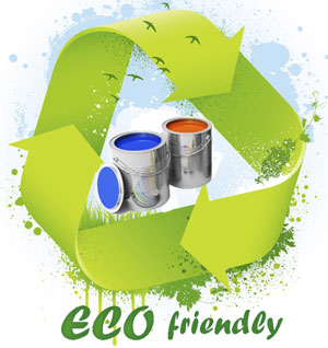 eco friendly green painting
