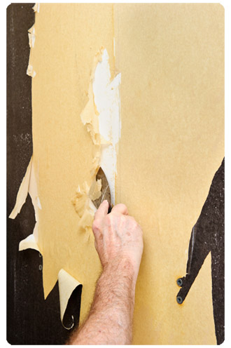 wall paper removal service